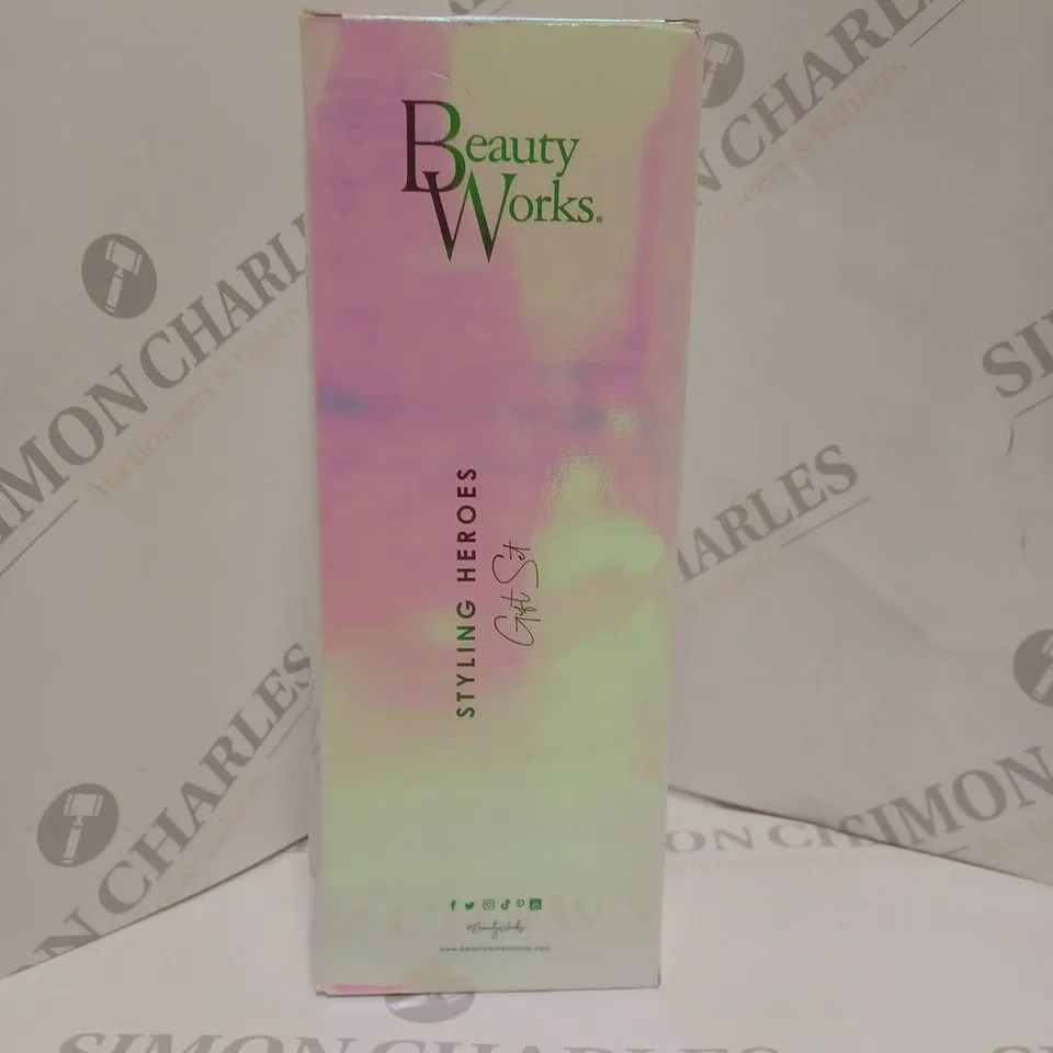 BOXED BEAUTY WORKS 10-IN-1 MIRACLE SPRAY X ARGAN SERUM GIFT SET  RRP £28.99