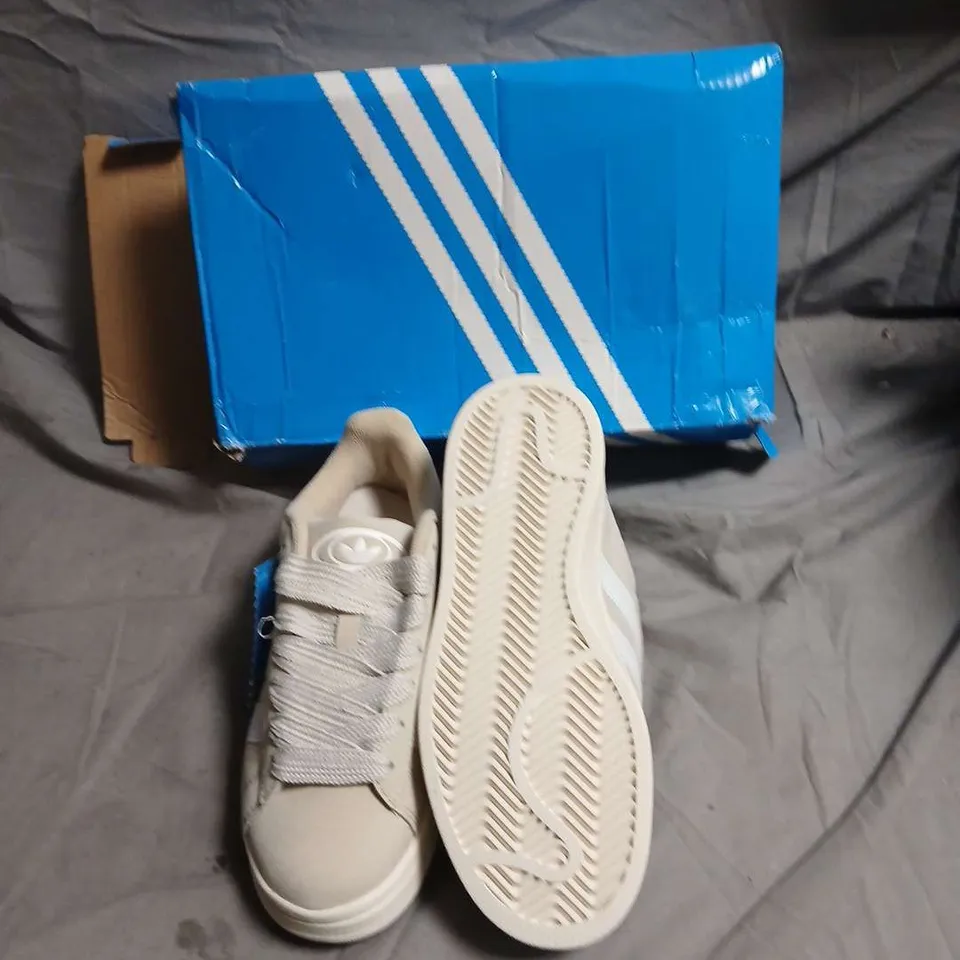 ADIDAS CREAM TRAINERS – WITH BOX - SIZE UK 4.5