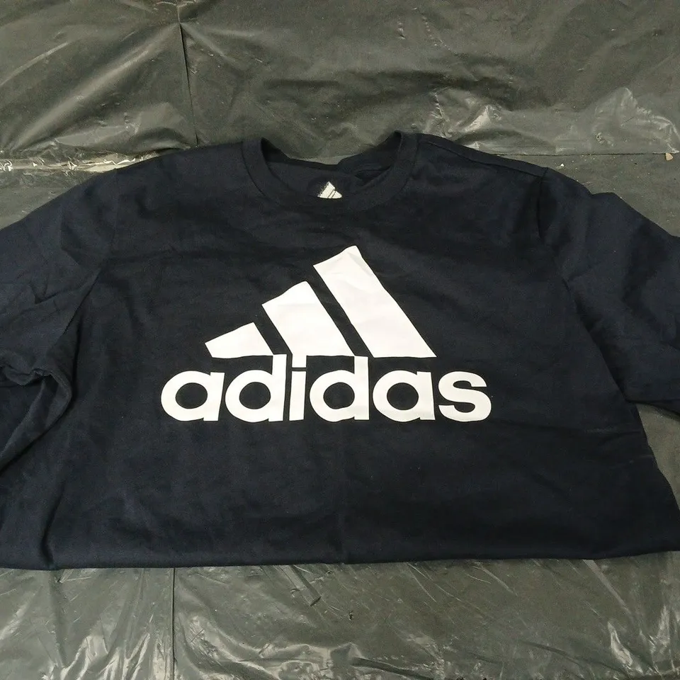 ADIDAS TRAINING ESSENTIAL STRETCH T-SHIRT NAVY LARGE 