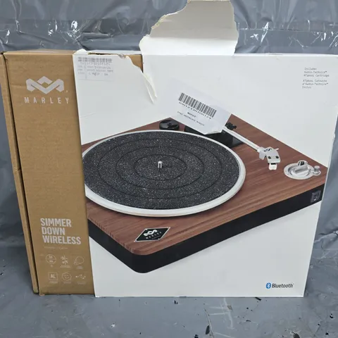 BOXED MARLEY SIMMER DOWN WIRELESS TURNTABLE - LT-3622