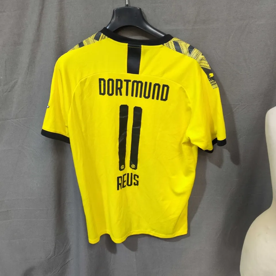 PUMA BORUSSIA DORTMUND FOOTBALL SHIRT – YELLOW, REUS 11 (MEN'S) XL