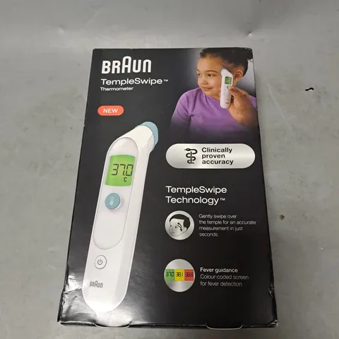 BOXED BRAUN TEMPLESWIPE CHILD THERMOMETER