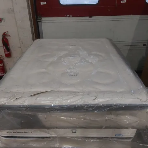 QUALITY BAGGED MILLIE ROSE COTTON CHARCOAL 1800 4'6 DOUBLE MATTRESS