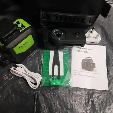 HUEPAR 3X360° PLANE LASER LEVEL – GREEN