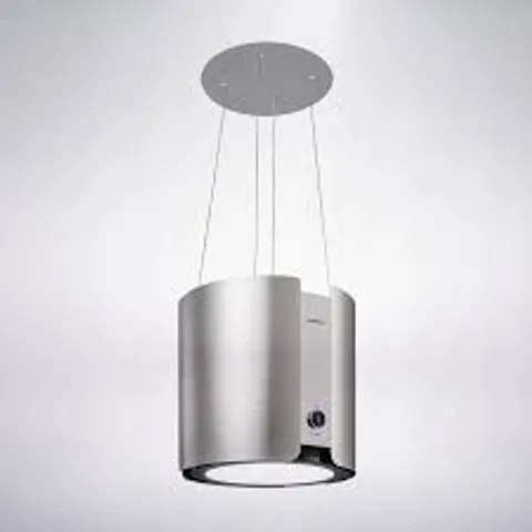 BOXED KLARSTEIN SKYFALL SMART SILVER HANGING ISLAND COOKER HOOD EXTRACTOR FAN 