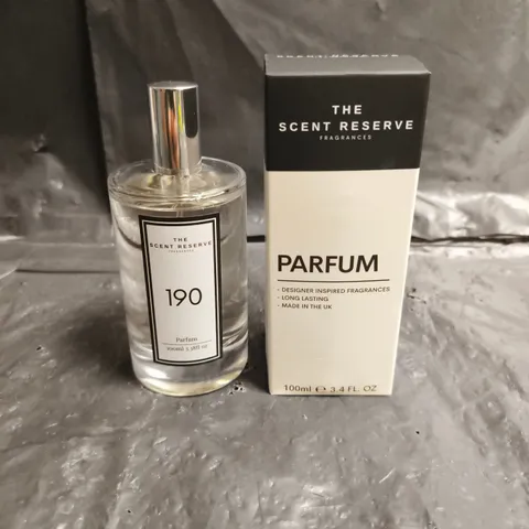 THE SCENT RESERVE PARFUM NO.190 – 100ML, BOXED