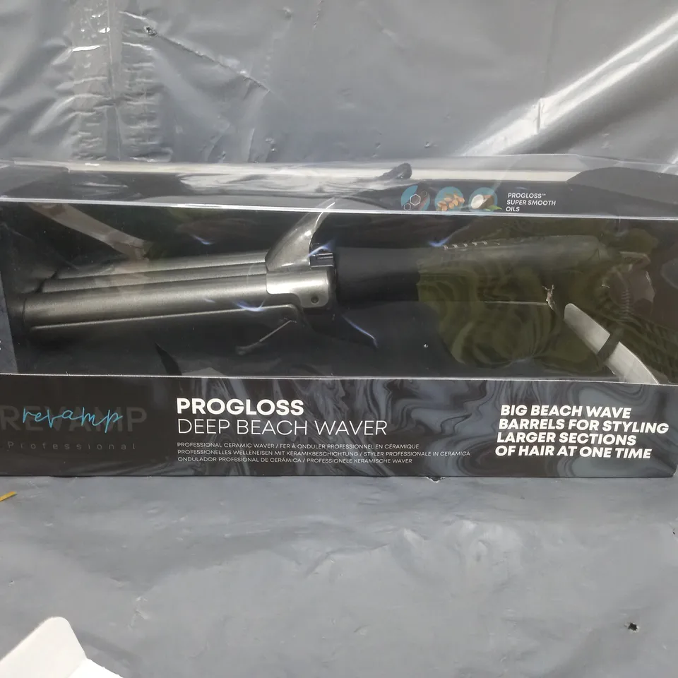 BOXED PROGLOSS DEEP BEACH HAIR WAVER  RRP £59.99