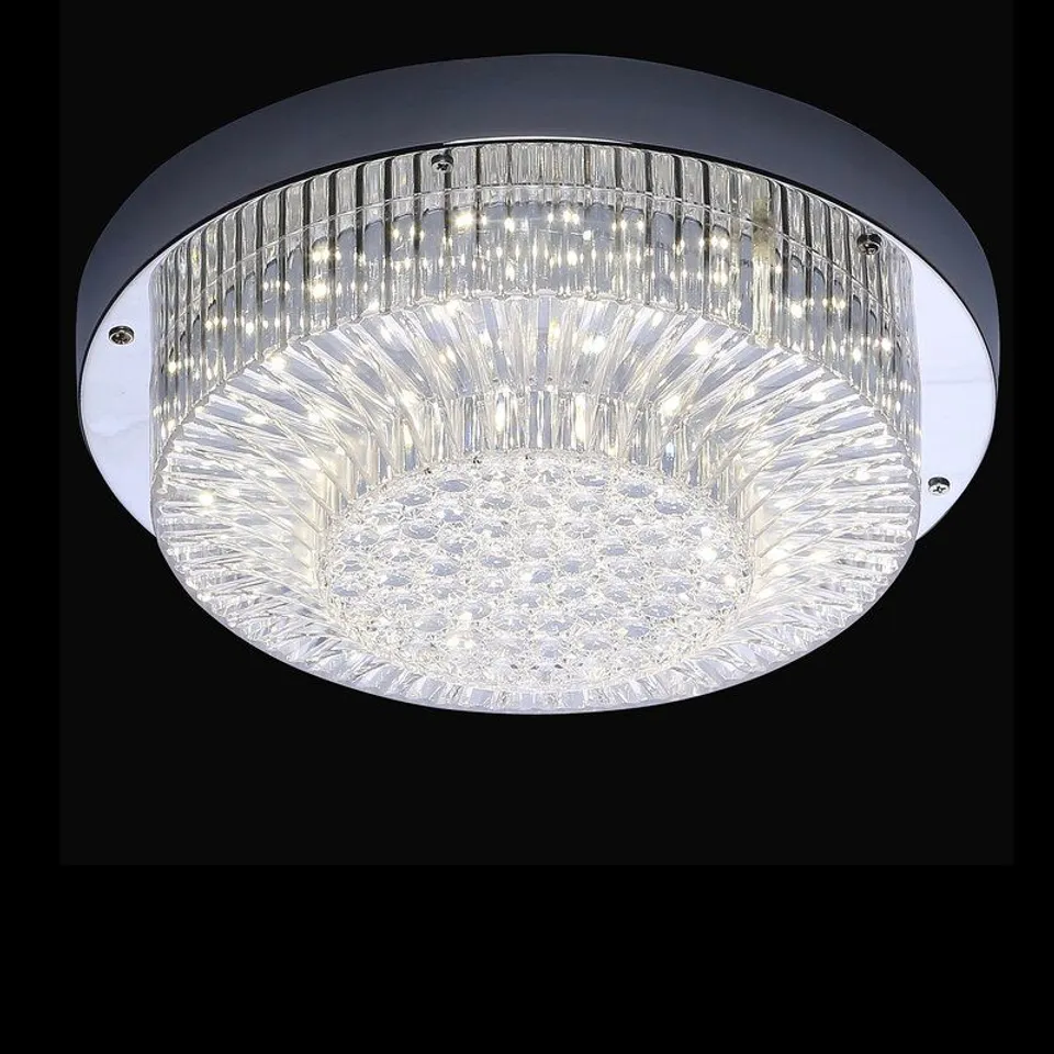 BOXED AUROLITE LED CEILING LIGHT - CHROME