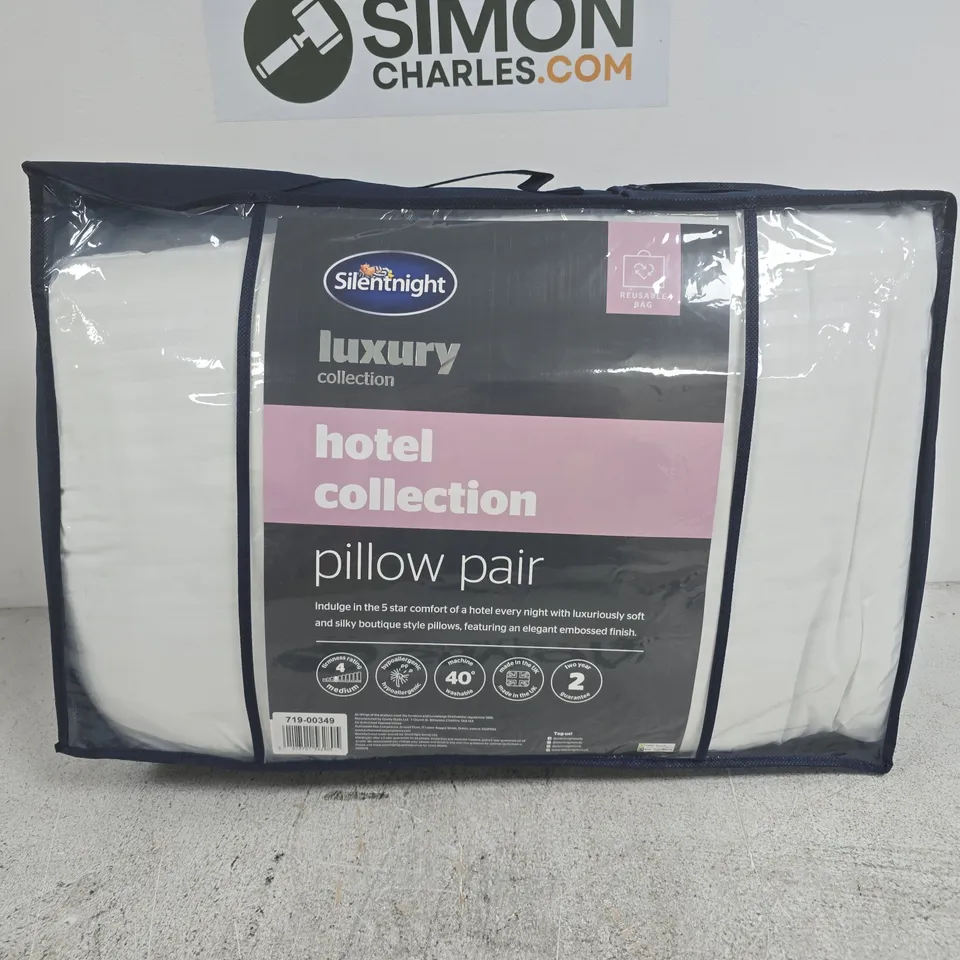 SILENTNIGHT LUXURY PILLOW PAIR – HOTEL COLLECTION
