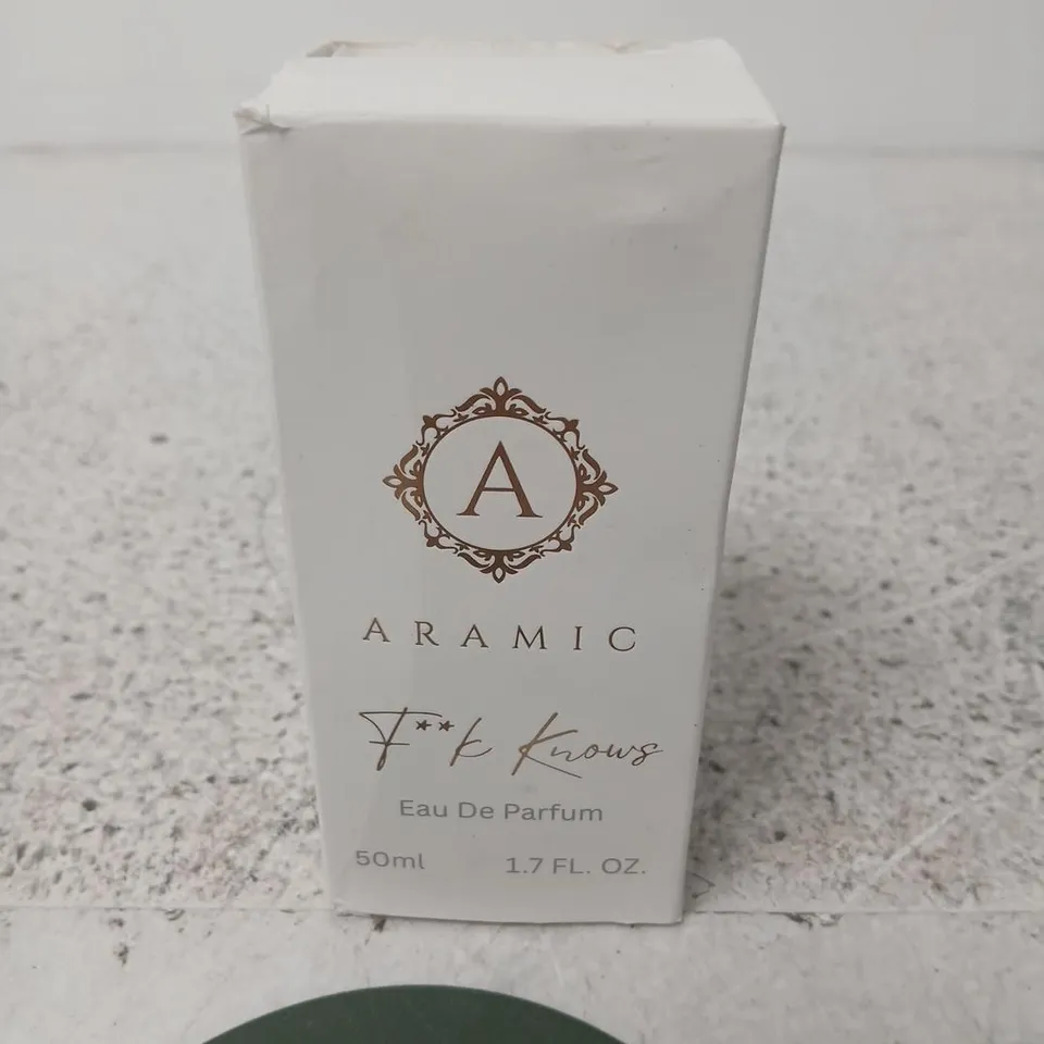 BOXED ARAMIC F**K KNOWS EAU DE PARFUM 50ML