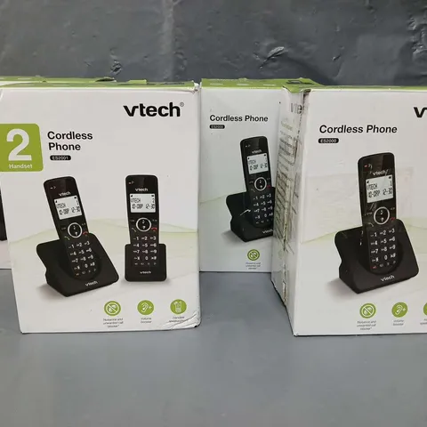 LOT OF 4 VTECH CORDLESS PHONES