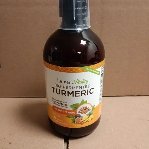 TURMERIC VITALITY BIO-FERMENTED TURMERIC DRINK – PINEAPPLE PASSION, 500ML
