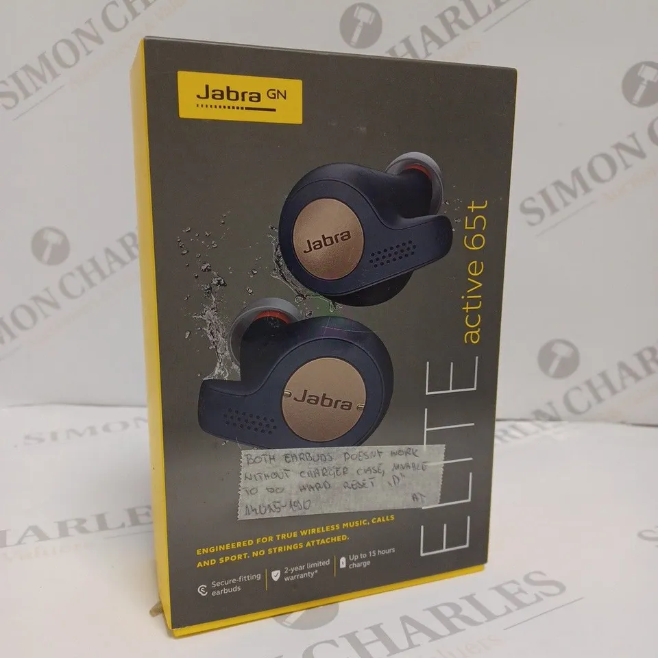 BOXED JABRA ELITE ACTIVE 65T EARBUDS