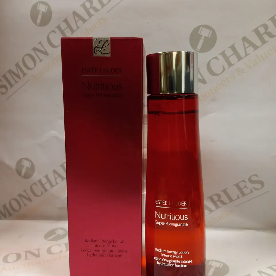E.LAUDER NUTRITIOUS RADIANT ENERGY LOTION INTENSE MOIST