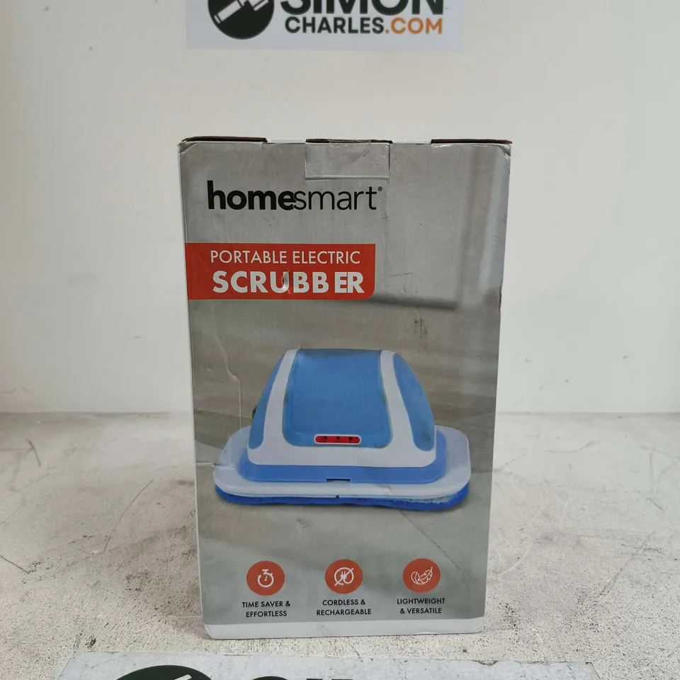 HOMESMART PORTABLE ELECTRIC SCRUBBER BOXED