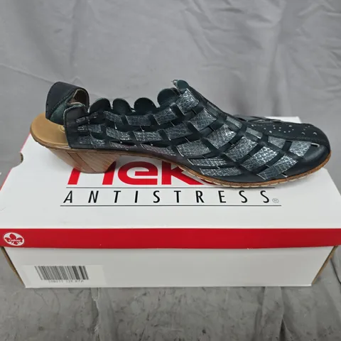 MEK ANTISTRESS SANDALS β WOMEN'S OPEN-TOE, DARK STRAPS SIZE 41