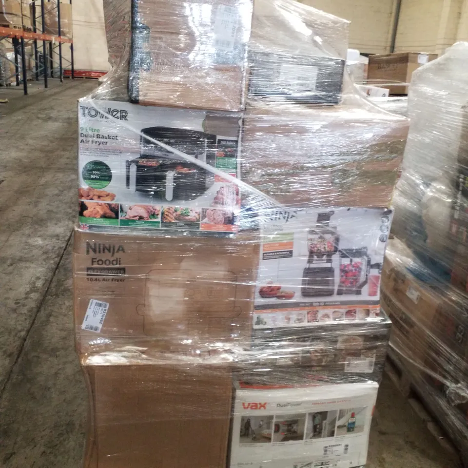 PALLET OF APPROXIMATELY 24 UNPROCESSED RAW RETURN HOUSEHOLD AND ELECTRICAL GOODS TO INCLUDE;