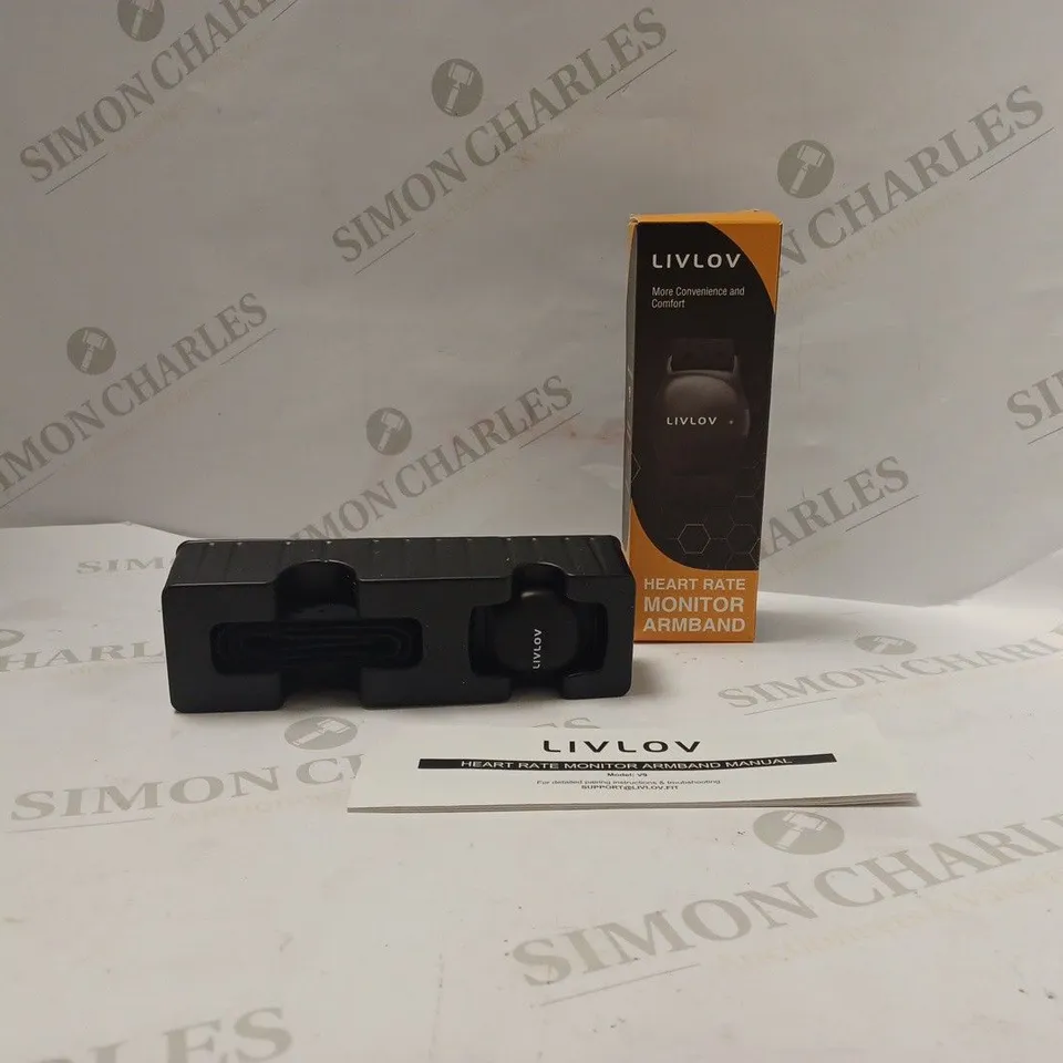 BOXED LIVLOV HEART RATE MONITOR ARMBAND