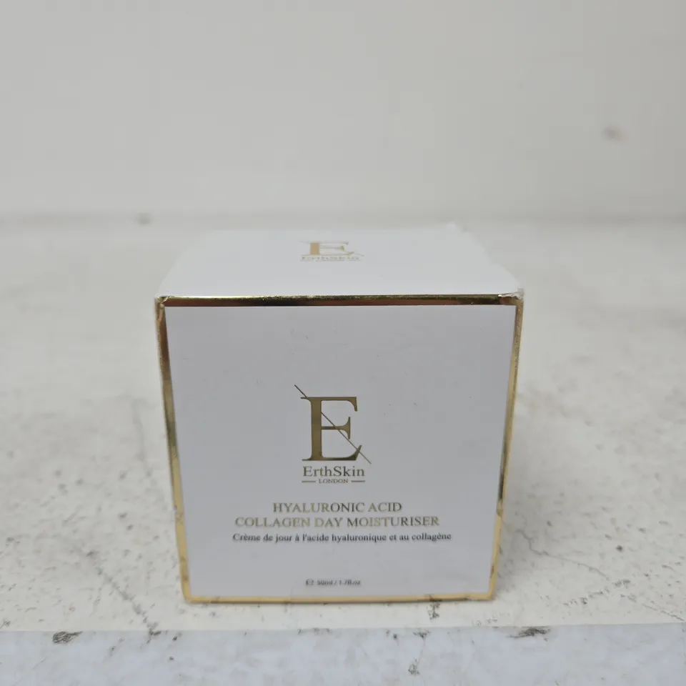 ERTHSKIN LONDON HYALURONIC ACID COLLAGEN DAY MOISTURISER – 50ML 