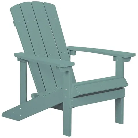 BOXED GARDEN CHAIR ADIRONDACK TURQUOISE