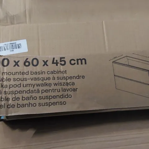 BOXED WALL MOUNTED BASIN CABINETS 100X60X45CM