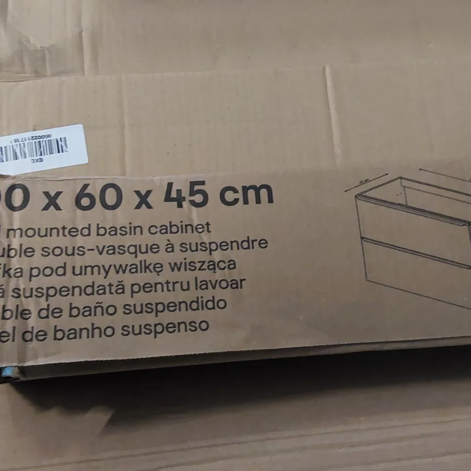 BOXED WALL MOUNTED BASIN CABINETS 100X60X45CM