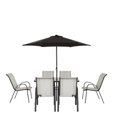 BOXED PROVINCE 8 PIECE DINING SET (3 BOXES)
