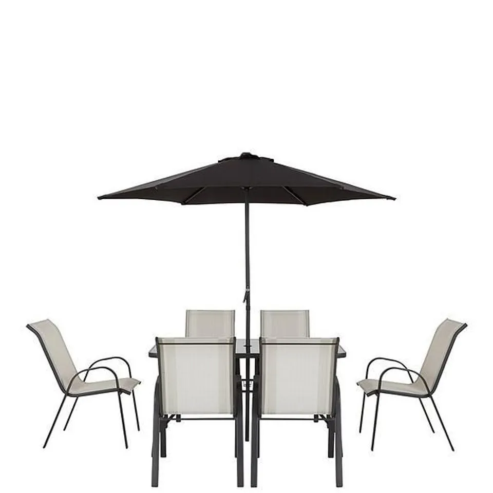 BOXED PROVINCE 8 PIECE DINING SET (3 BOXES) RRP £319.99