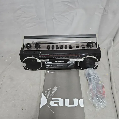 AUNA CASSETTE RECORDER WITH RADIO BLACK