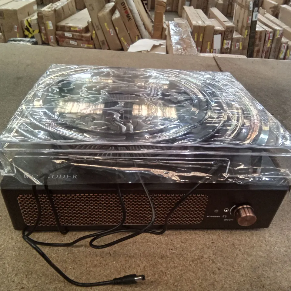 BOXED WOCKODER TURNTABLE PLAYER