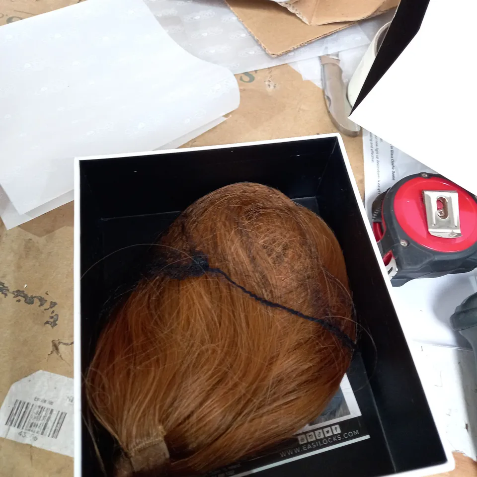 EASILOCKS EASY CLIP IN HAIR PIECE 12" - COPPER 