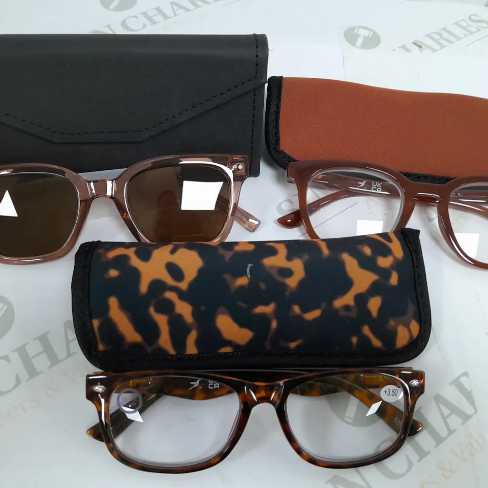 HUMMINGBIRD SUNGLASSE AND READING GLASSES 