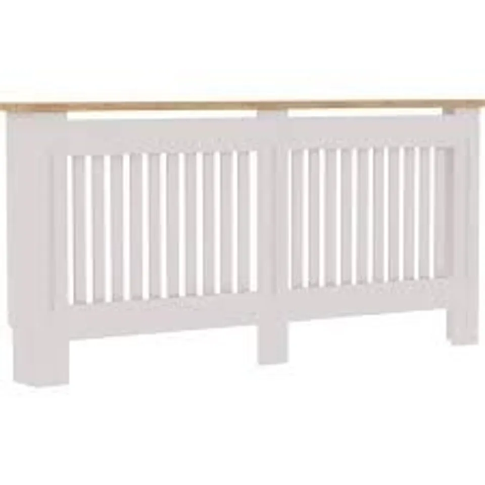 BOXED ARLINGTON RADIATOR COVER, EXTRA LARGE - WHITE (1 BOX)