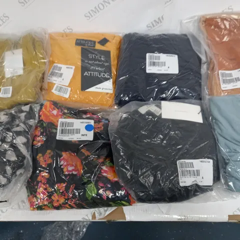 LOT OF 8 ASSORTED BAGGED CLOTHING ITEMS - VARIOUS SIZES