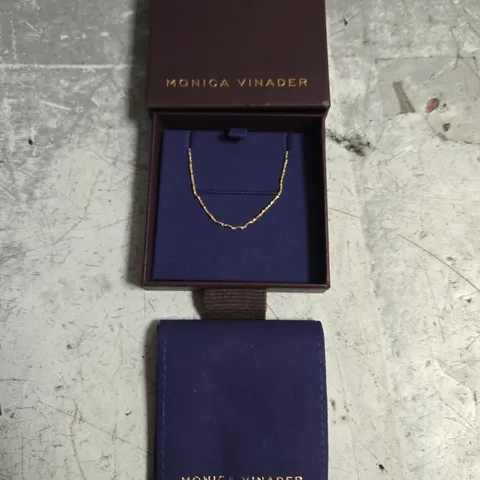 BOXED MONICA VINDAR GOLD NECKLACE 