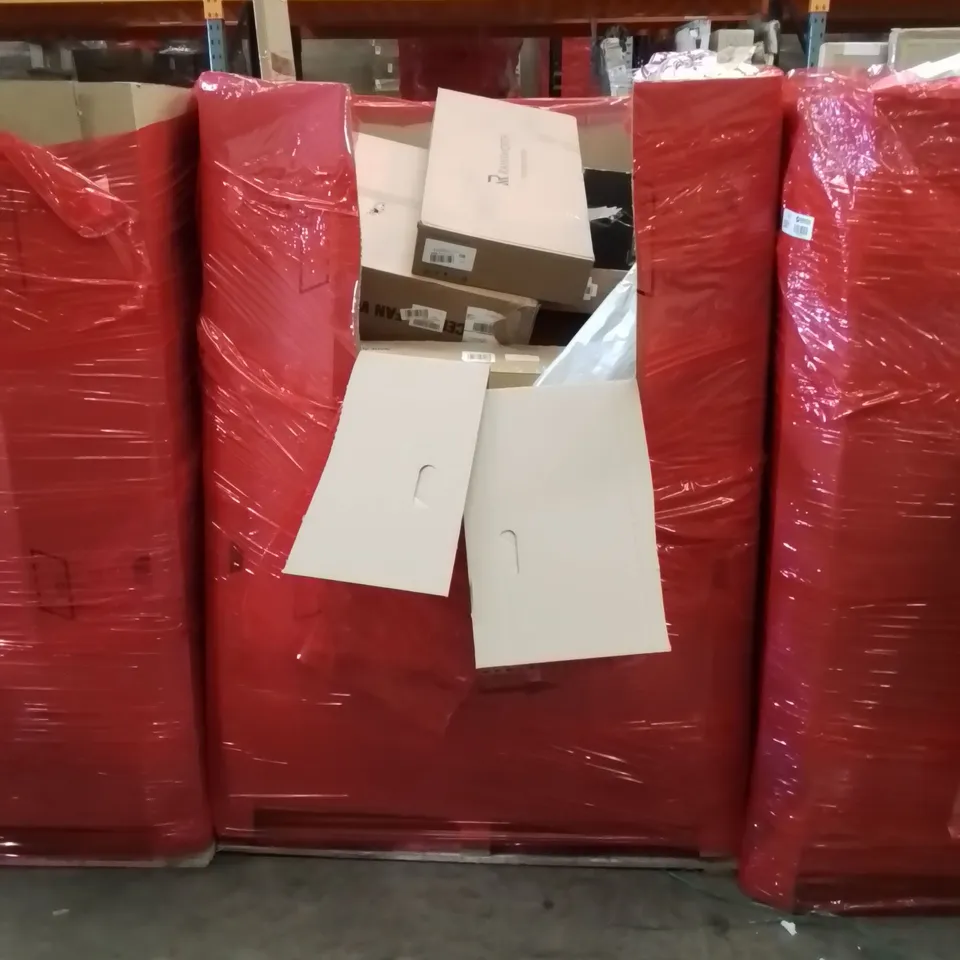 PALLET OF ASSORTED HOUSEHOLD GOODS AND PRODUCTS TO INCLUDE; BOXED HOUSEHOLD ITEMS ETC