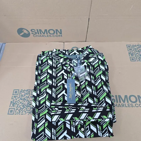 RUTH LANGSFORD GEOMETRICAL PRINT DRESS UK SIZE 12