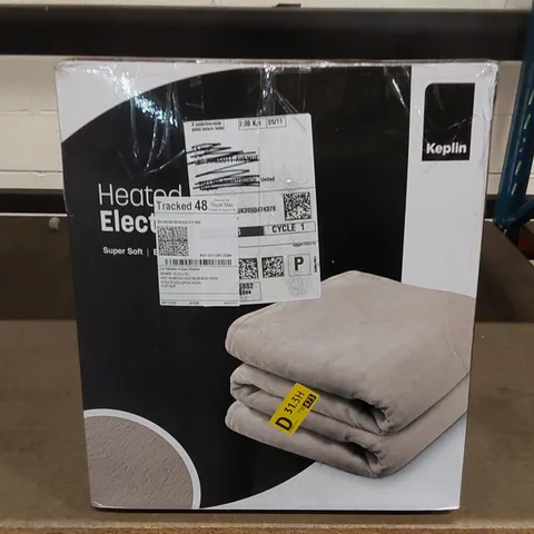 BOXED KEPLIN ELECTRIC HEATED THROW BLANKET 