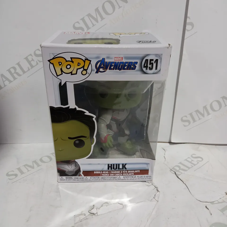 POP! MARVEL AVENGERS HULK BOBBLE HEAD 451