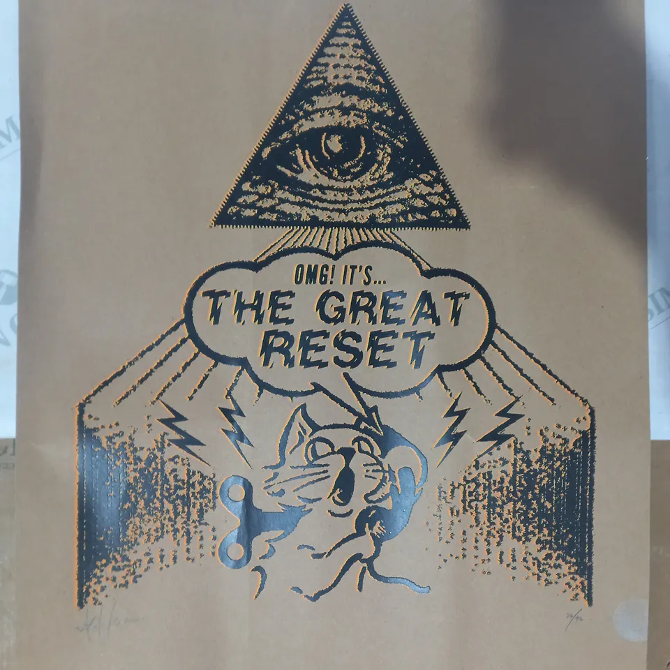 SIGNED LIMITED EDITION GLASS SIREN STUDIO ART PRINT (33/96)