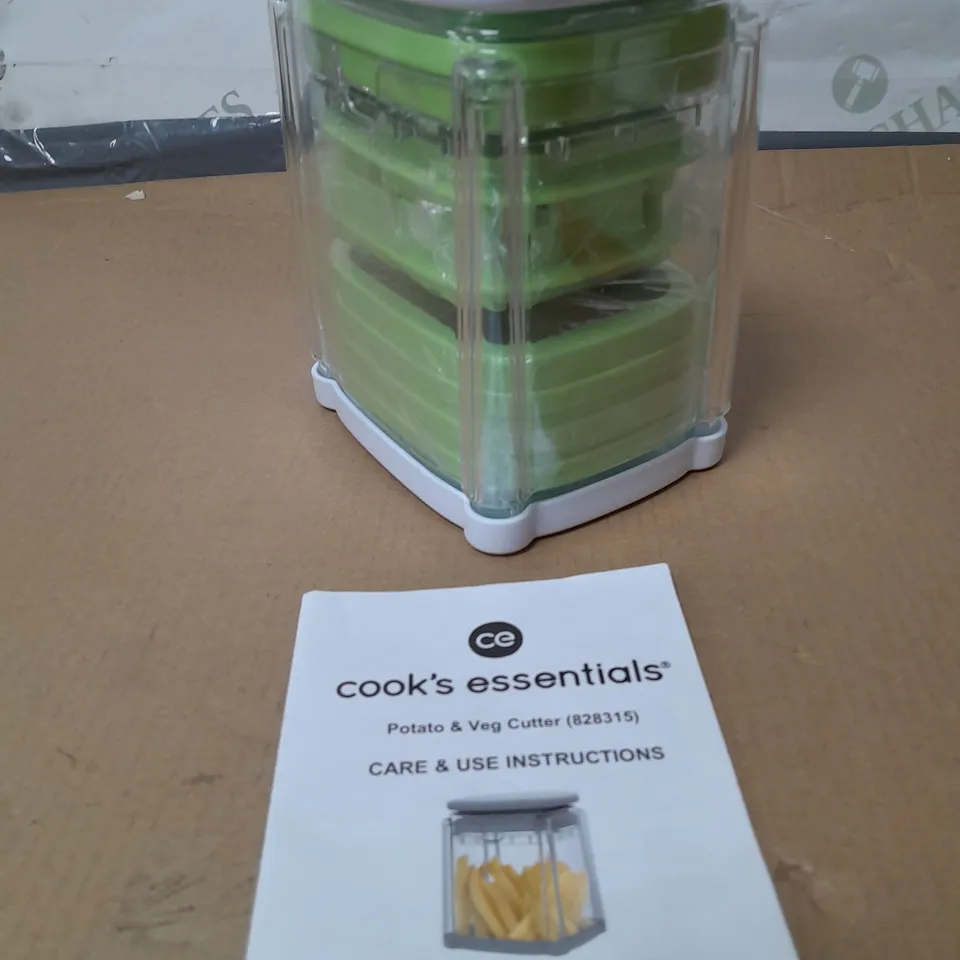 COOK'S ESSENTIALS 4 BLADE INTERCHANGEABLE CHOPPER