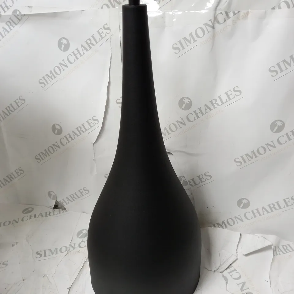 LIGHT TEARDROP PENDANT - BLACK