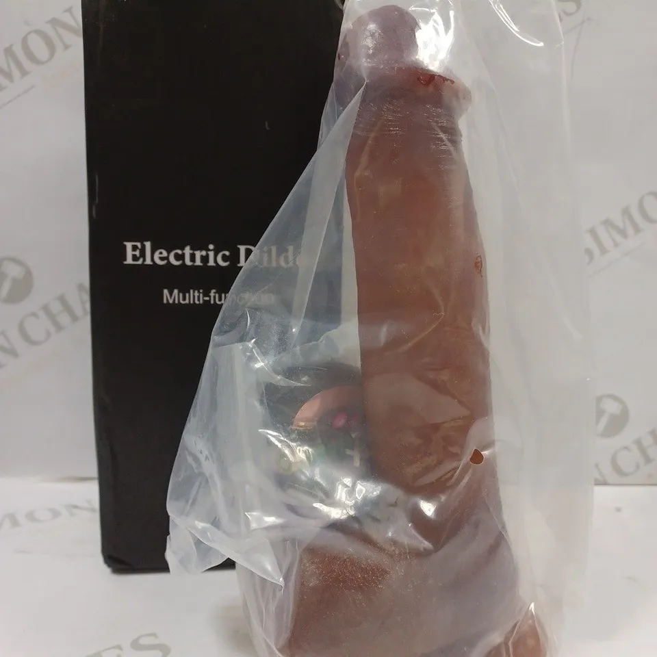 BOXED ELECTRIC MULTI-FUNCTION DILDO WITH BALLS 