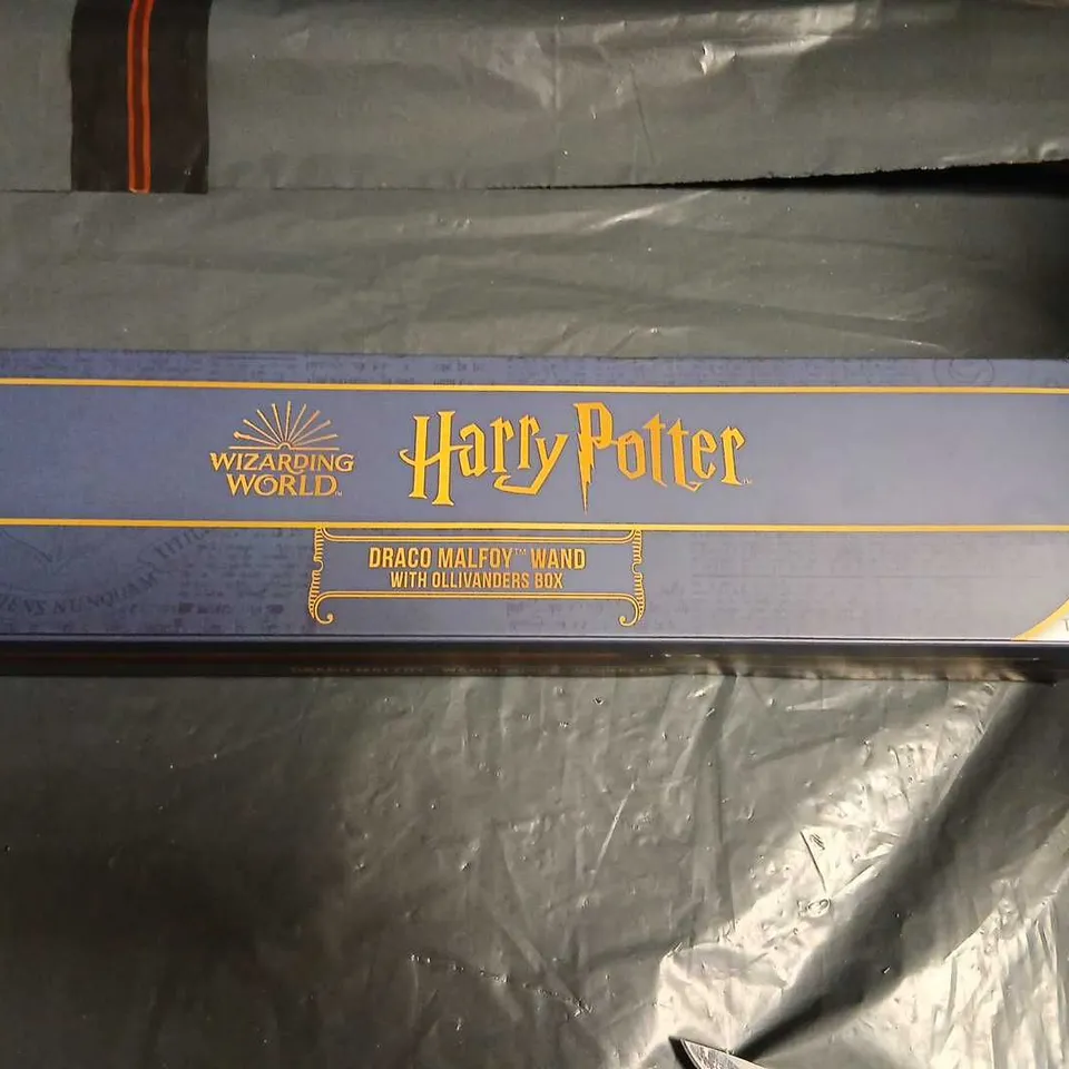 HARRY POTTER DRACO MALFOY WAND WITH OLLIVANDER'S BOX – THE NOBLE COLLECTION (BOXED)