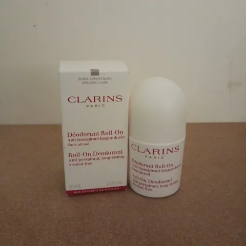BOXED CLARINS PARIS ROLL-ON DEODORANT (50ML)