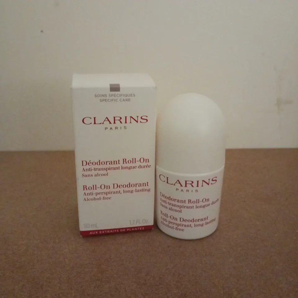 BOXED CLARINS PARIS ROLL-ON DEODORANT (50ML)
