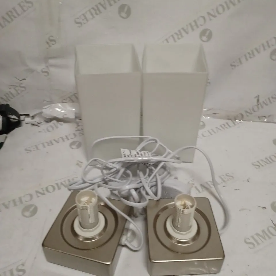 JOHN LEWIS MITCHY TOUCH LAMP SET OF 2