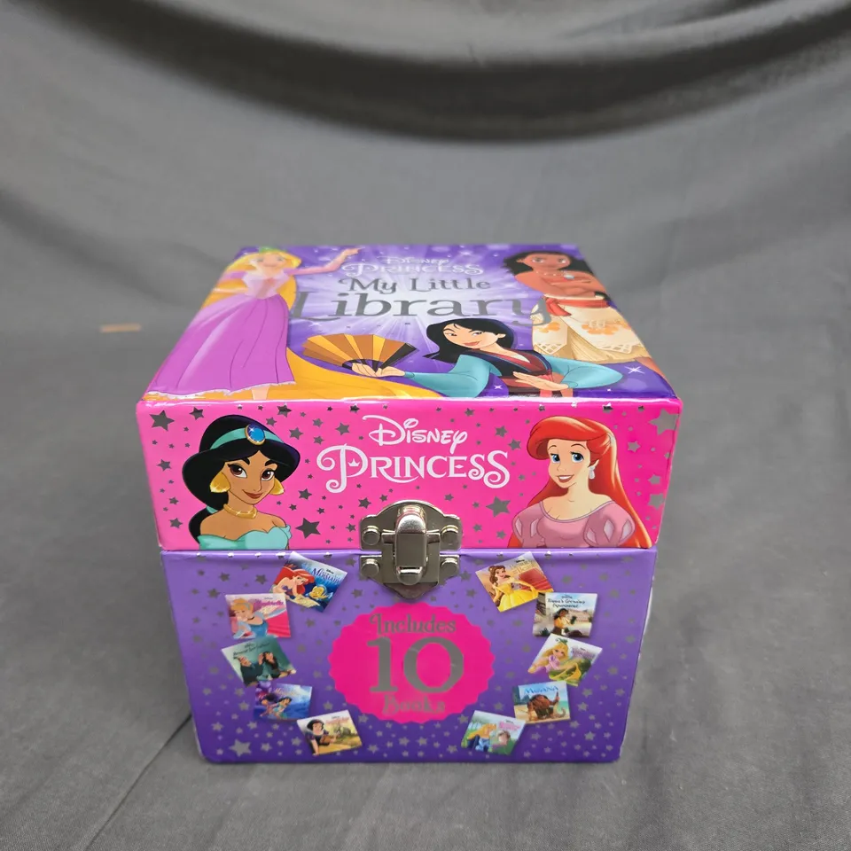 DISNEY PRINCESS MY LITTLE LIBRARY - 10 BOOKS RRP £19.99