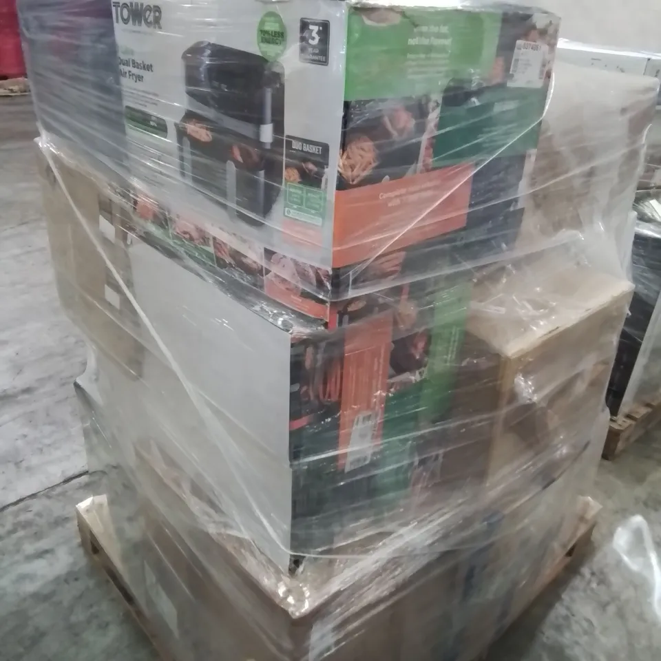 PALLET OF APPROXIMATELY 19 UNPROCESSED RAW RETURN HOUSEHOLD AND ELECTRICAL GOODS TO INCLUDE;