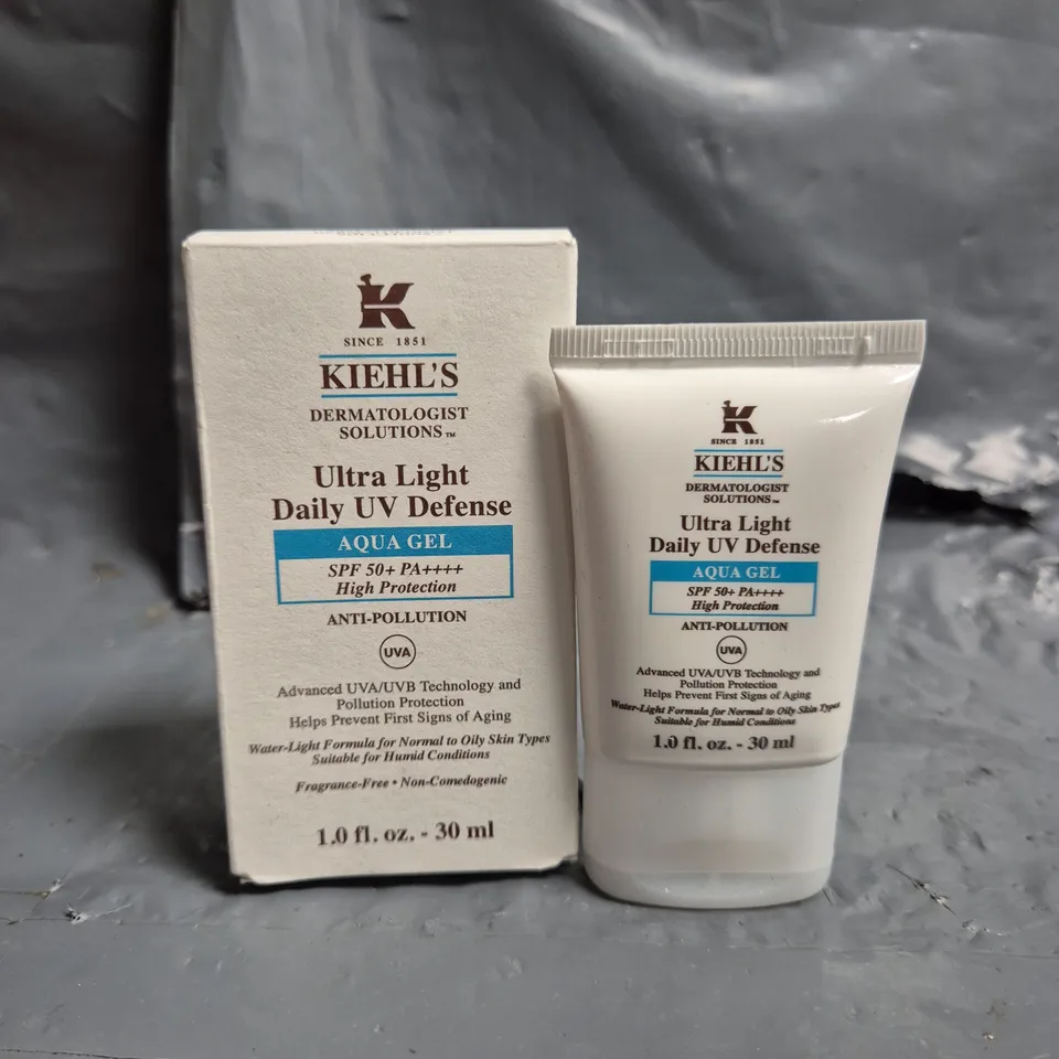 KIEHL'S ULTRA LIGHT DAILY UV DEFENSE AQUA GEL SPF50 PA++++ 30ML